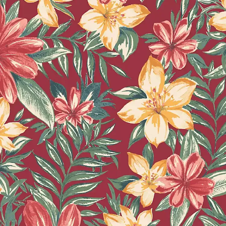 Outdoor Cushions & Pillows-Kirklands Home Ruby Tropical 2-pc. Outdoor Wicker Cushion Set