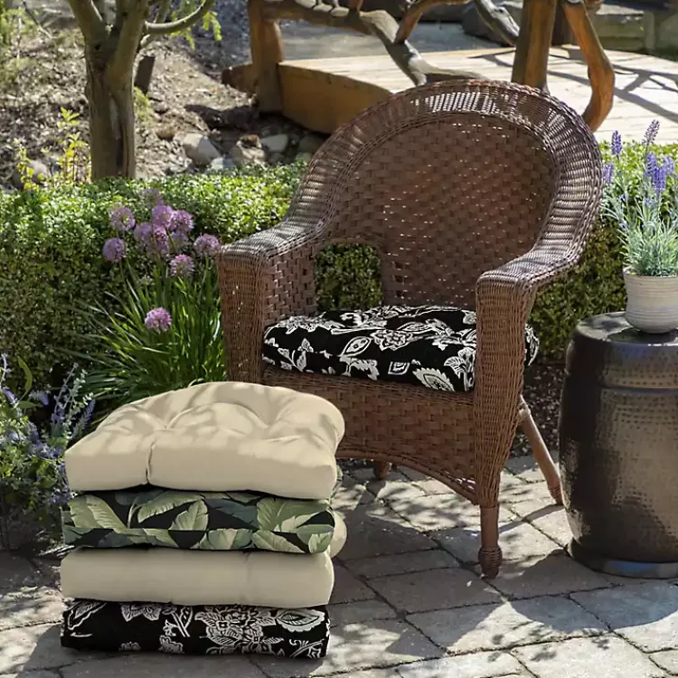 Outdoor Cushions & Pillows-Kirklands Home Ashland Jacobean 2-pc. Outdoor Wicker Cushion Set