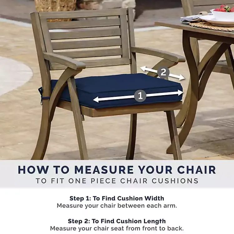 Outdoor Cushions & Pillows-Kirklands Home Onyx Cebu 2-pc. Outdoor Wicker Chair Cushion Set