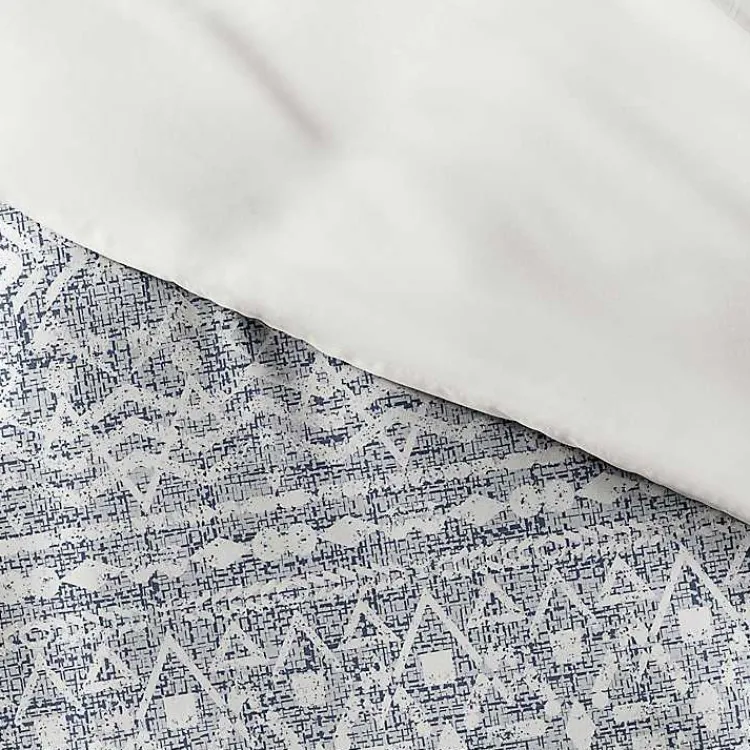 Duvets-Kirklands Home Navy Rustic 3-pc. King Duvet Cover Set