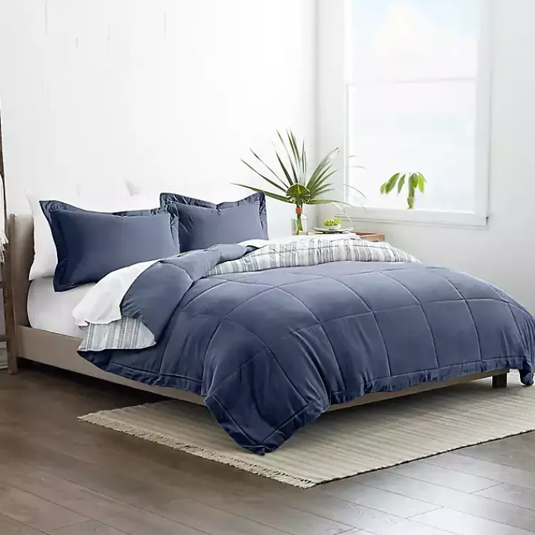 Comforters-Kirklands Home Navy Farmhouse Dreams Twin 2-pc. Comforter Set