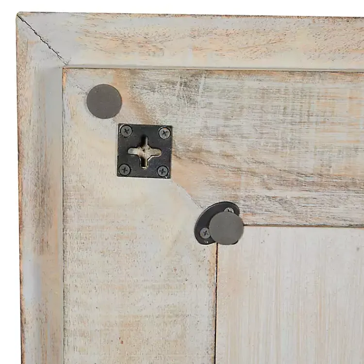 Decorative Mirrors-Kirklands Home Carved Floral Mango Wood Mirror