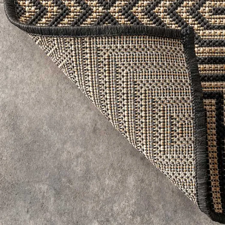 Outdoor Rugs-Kirklands Home Kylie Gray Modern Abstract Outdoor Rug, 8x10