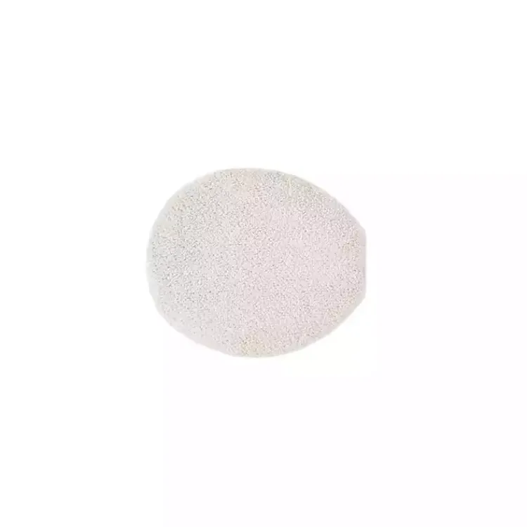 Bathroom Rugs-Kirklands Home Taupe Marshmallow Contour Bath Mat, 24 in. Ivory