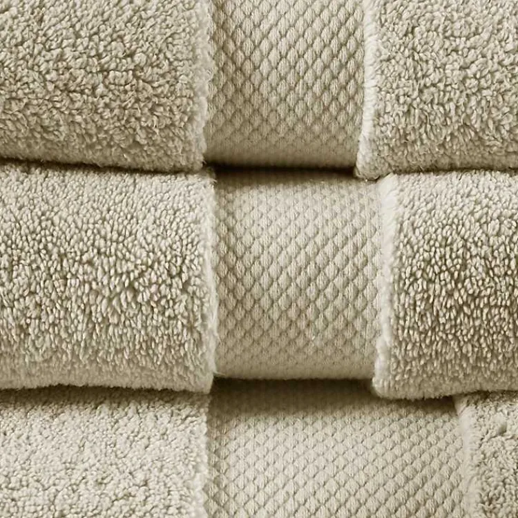 Bath Towels-Kirklands Home Taupe 6-pc. Cotton Bath Towel Set Brown