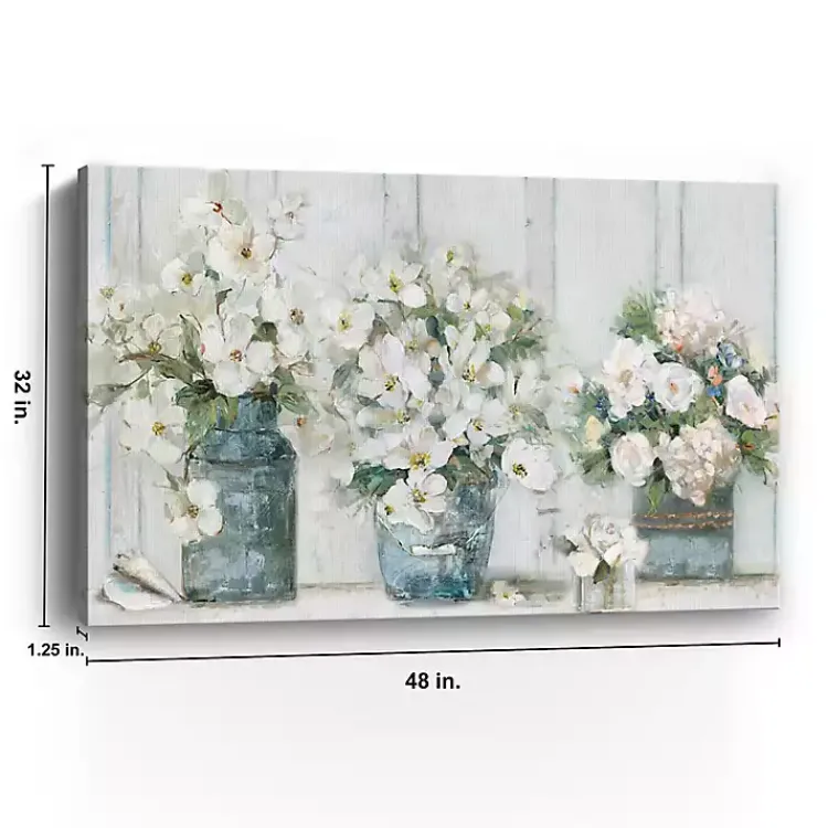 Canvas Art-Kirklands Home Cottage Mantle Canvas Art Print