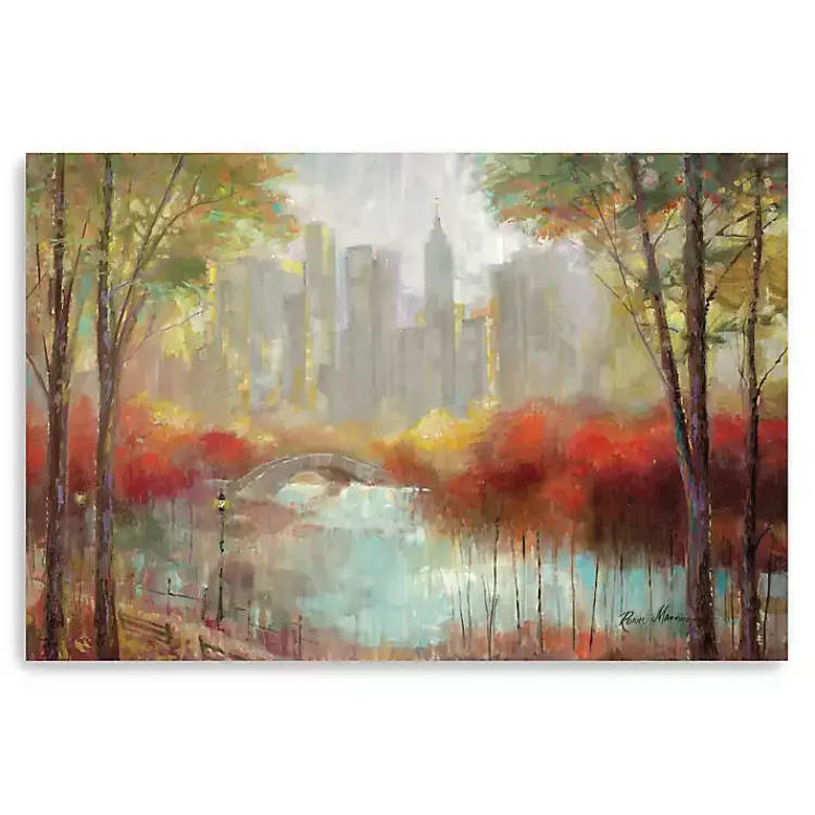 Canvas Art-Kirklands Home Autumn in the City Canvas Art Print, 60x40 in.