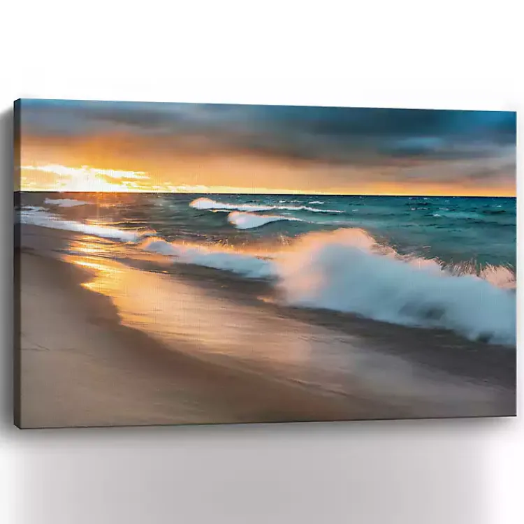 Canvas Art-Kirklands Home Miners Beach Light Canvas Art Print, 60x40 in.