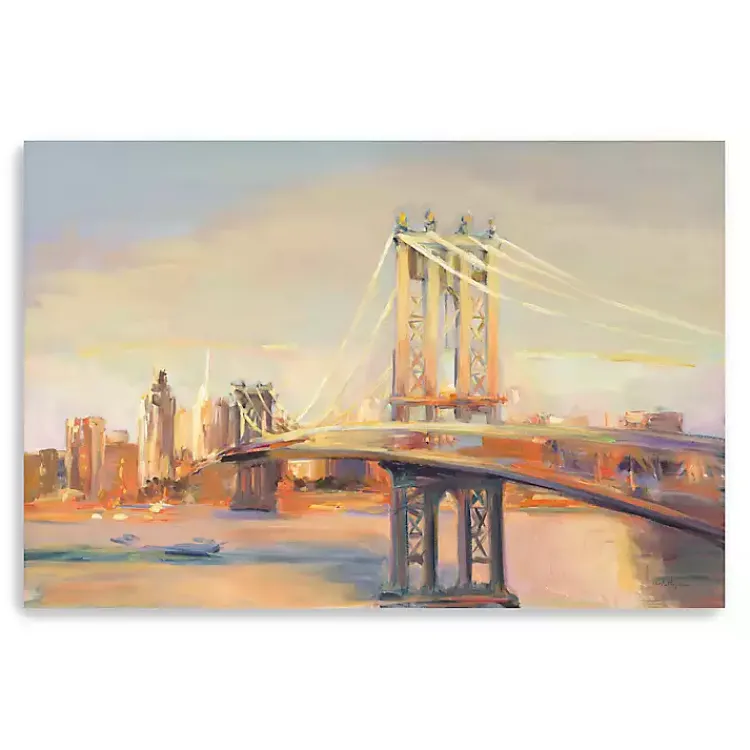 Canvas Art-Kirklands Home Manhattan Sunrise Canvas Art Print, 60x40 in.