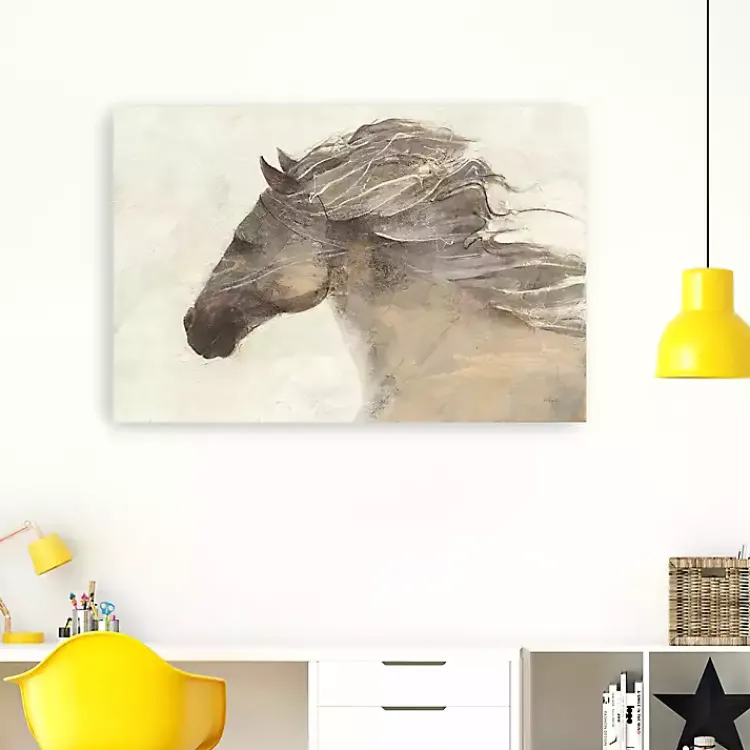 Canvas Art-Kirklands Home Ivory Into the Wind Canvas Art Print, 60x40 in.