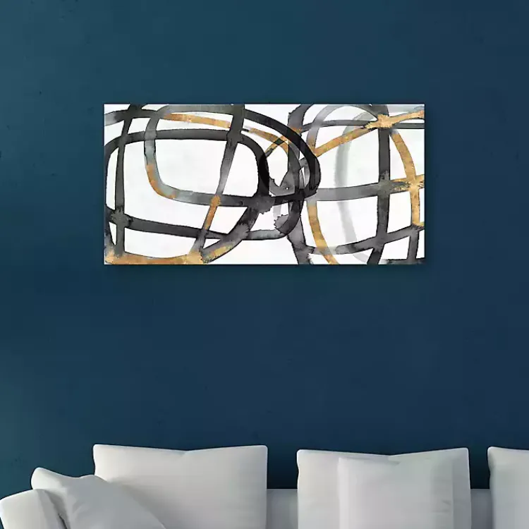 Canvas Art-Kirklands Home Many Ways Abstract Canvas Art Print, 60x30 in.