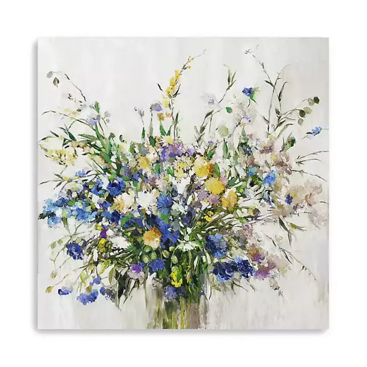 Canvas Art-Kirklands Home Wild Grown Bouquet Canvas Art Print, 40x40 in.