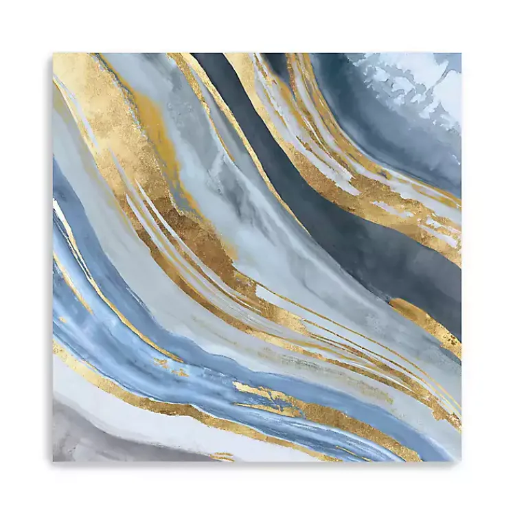Canvas Art-Kirklands Home Golden Agate II Giclee Canvas Art Print, 40x40 in.