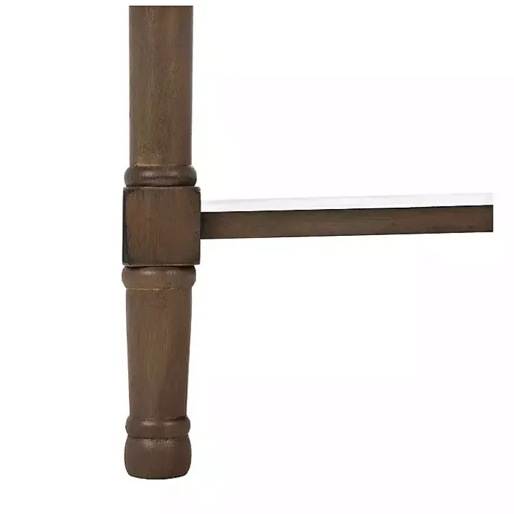 Accent & End Tables-Kirklands Home Emory Natural Single Drawer Accent Table Black