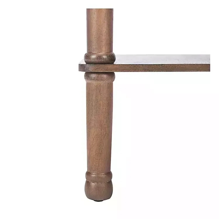 Accent & End Tables-Kirklands Home Tilley Classic Square Accent Table Brown