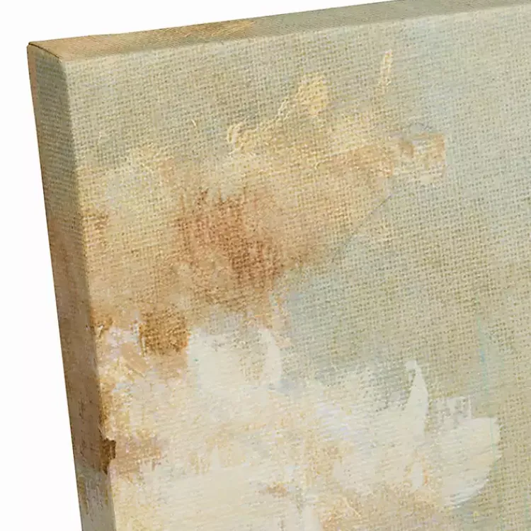 Canvas Art-Kirklands Home Blue Golden Landscape Canvas Art Print, 40x40 in.