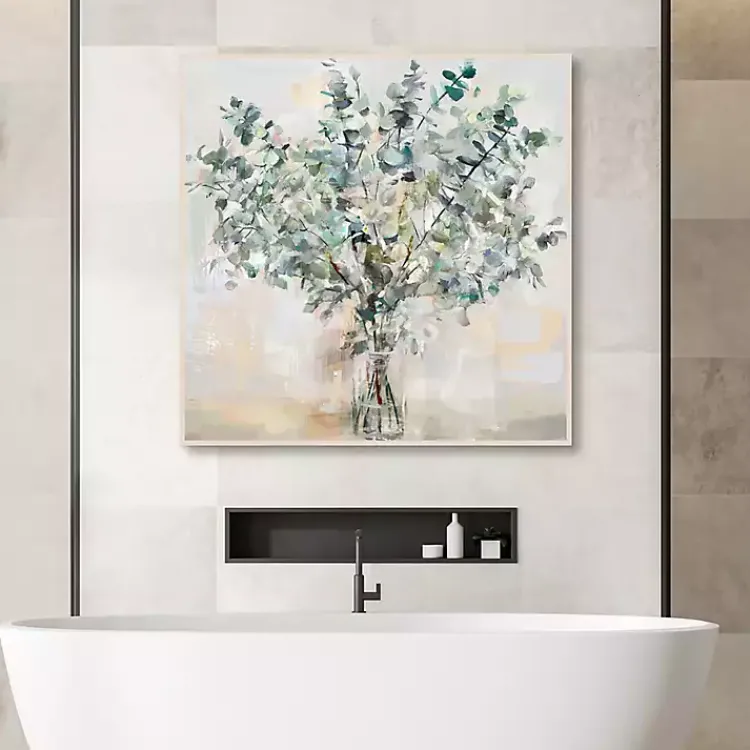 Canvas Art-Kirklands Home Essential s I Framed Canvas Print, 35x35 in. Green