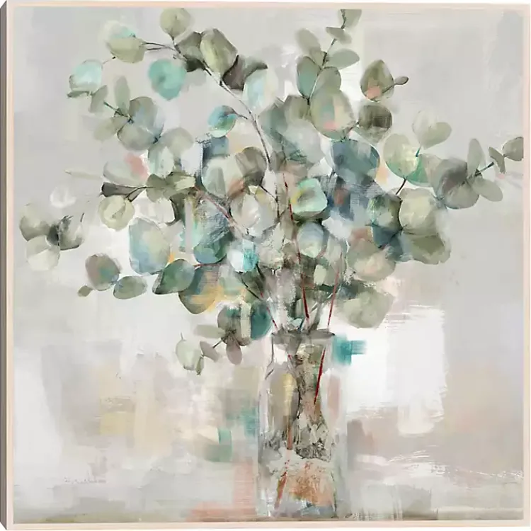 Canvas Art-Kirklands Home Essential s II Framed Canvas Print, 35x35 in. Green