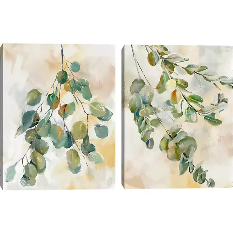 Canvas Art-Kirklands Home Eucalyptus I & II Canvas Art Prints, Set of 2