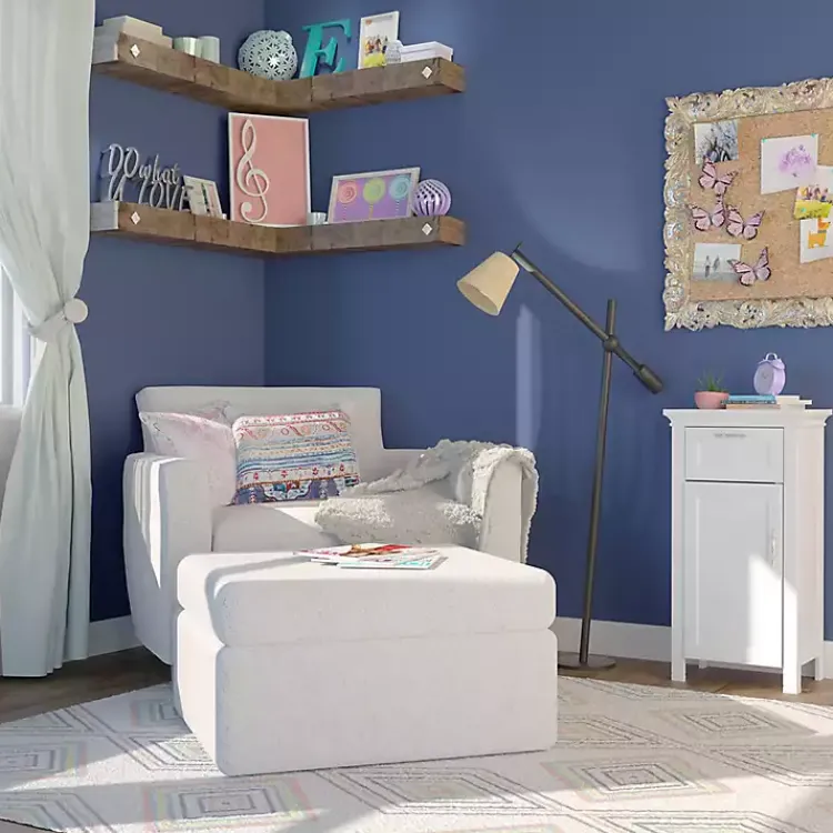 Cabinets & Sideboards-Kirklands Home Single Drawer Cabinet White