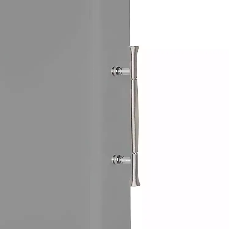 Cabinets & Sideboards-Kirklands Home Two-Door Top Shelf Cabinet Gray