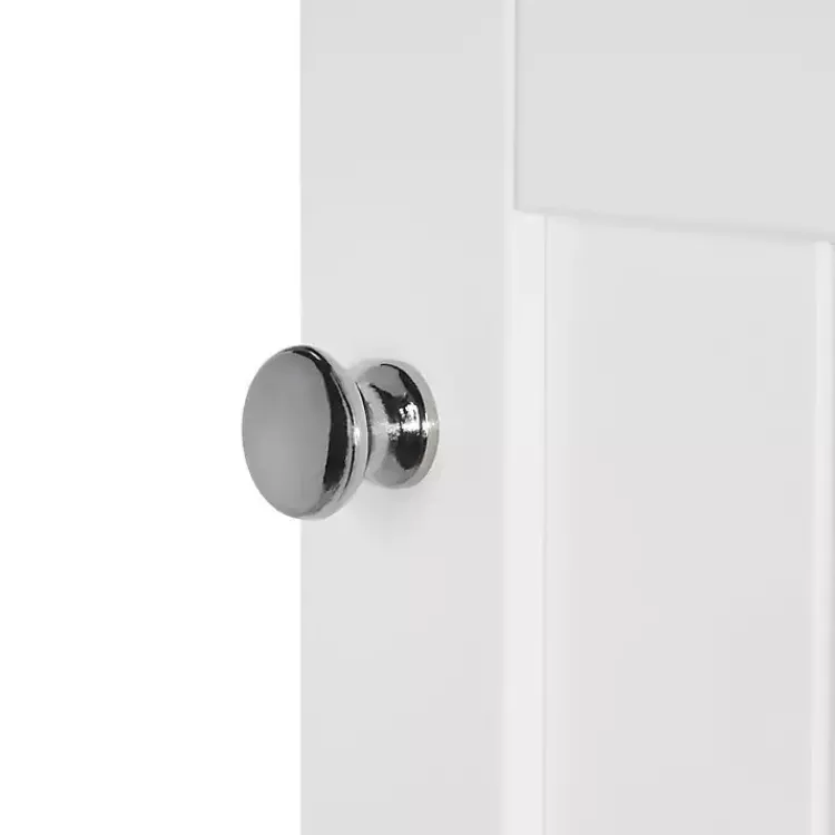 Cabinets & Sideboards-Kirklands Home Tall Open Shelves Cabinet White