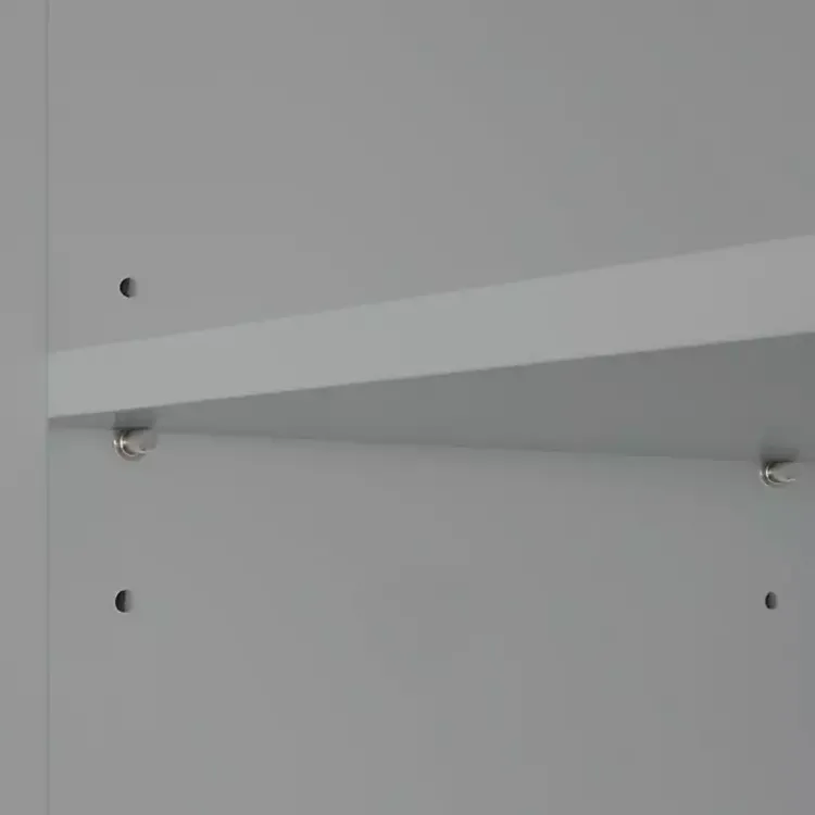 Bathroom Furniture-Kirklands Home 2-Door Floor Cabinet Gray