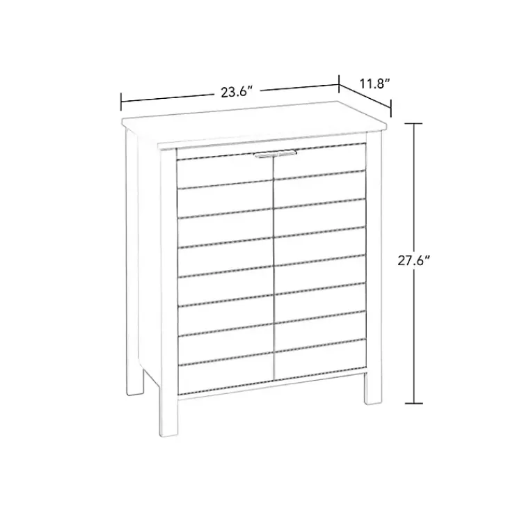 Bathroom Furniture-Kirklands Home 2-Door Floor Cabinet Gray