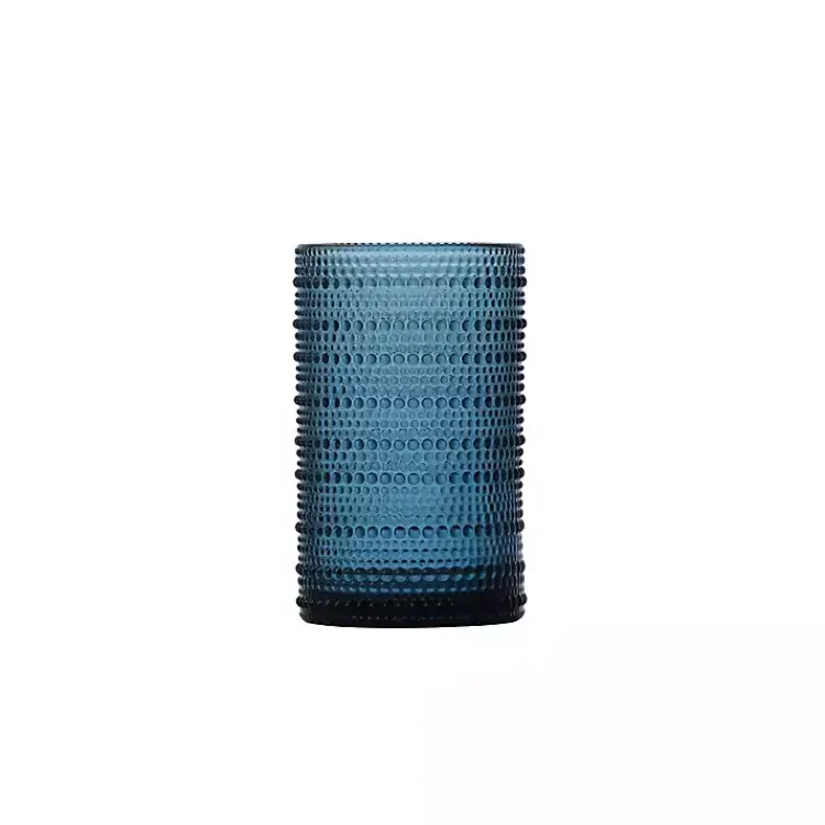 Glassware & Drinkware-Kirklands Home Fortessa Cornflower Bead Tall Glasses, Set of 6 Blue