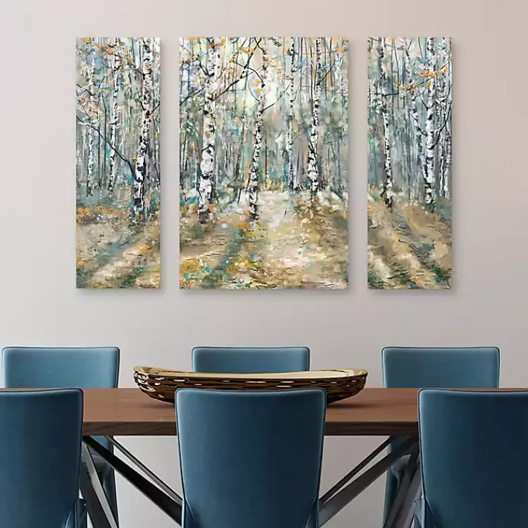 Canvas Art-Kirklands Home Kaleidoscope Trees Canvas Art Prints, Set of 3