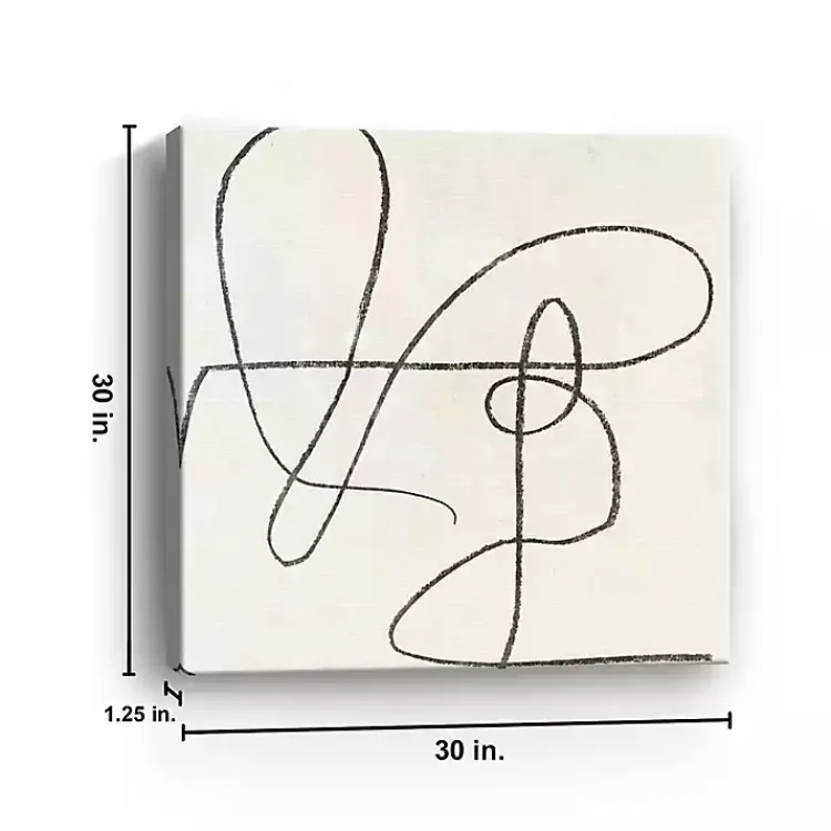 Canvas Art-Kirklands Home Juxtaposing Canvas Art Print, 30x30 in.