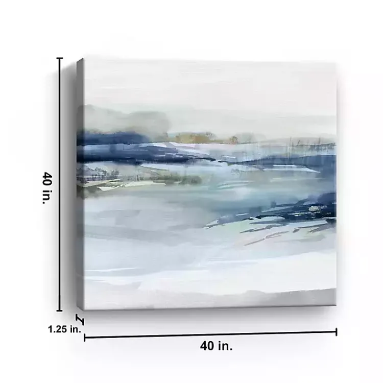 Canvas Art-Kirklands Home Dusk On The River Canvas Art Print, 40x40 in.