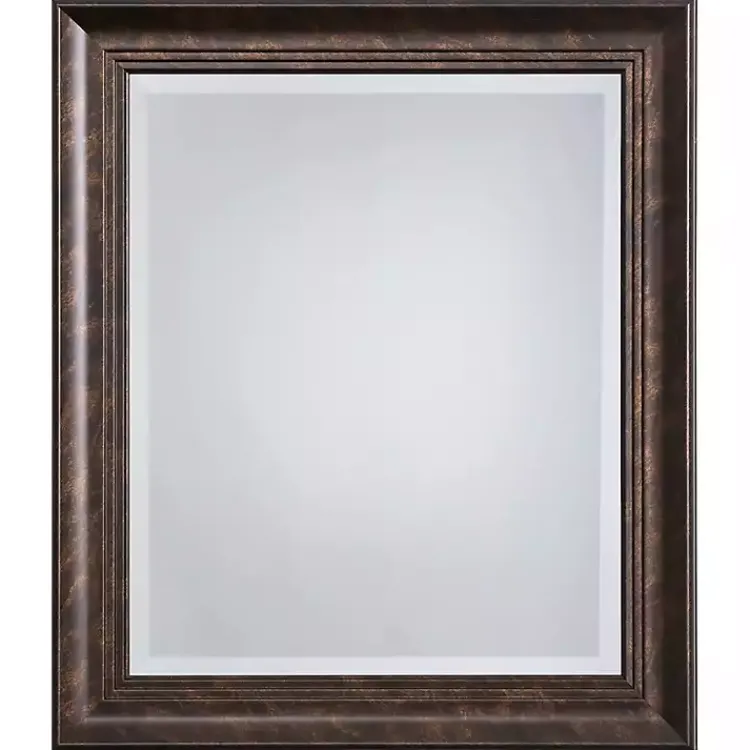 Decorative Mirrors-Kirklands Home Dark Bronze Rectangular Frame Wall Mirror