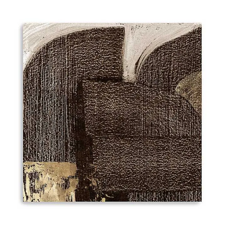 Canvas Art-Kirklands Home to Gold Canvas Art Print, 40x40 in. Brown