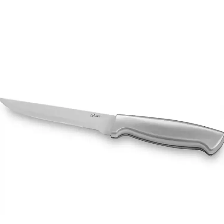 Flatware & Cutlery-Kirklands Home Black Rubberwood Block Satin 22-pc. Cutlery Set