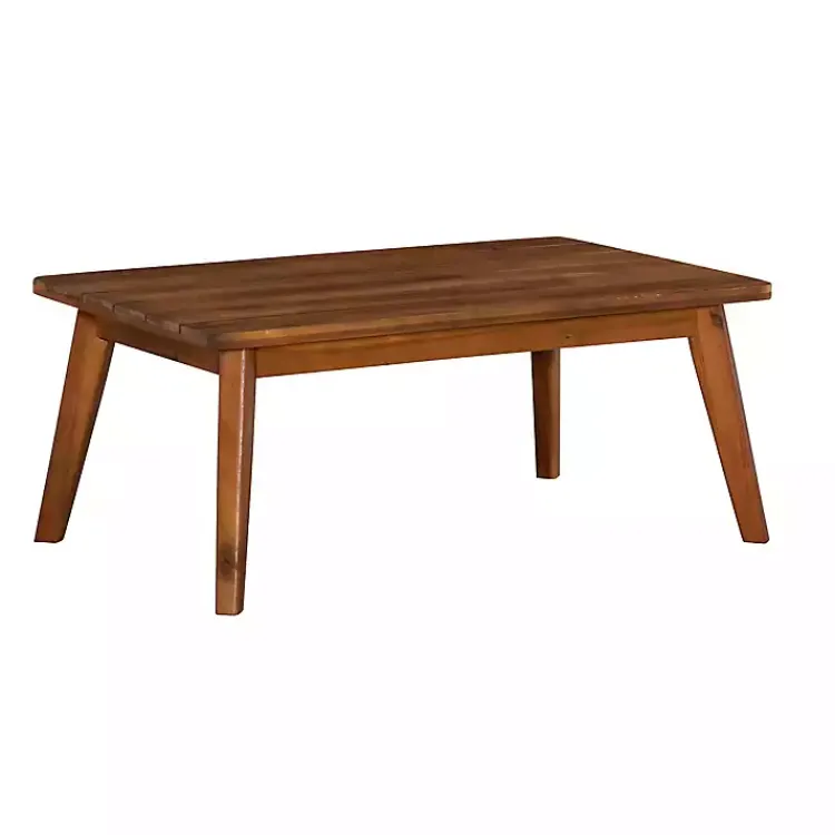 Outdoor Sets-Kirklands Home 4-pc. Acacia Wood Outdoor Living Set Orange