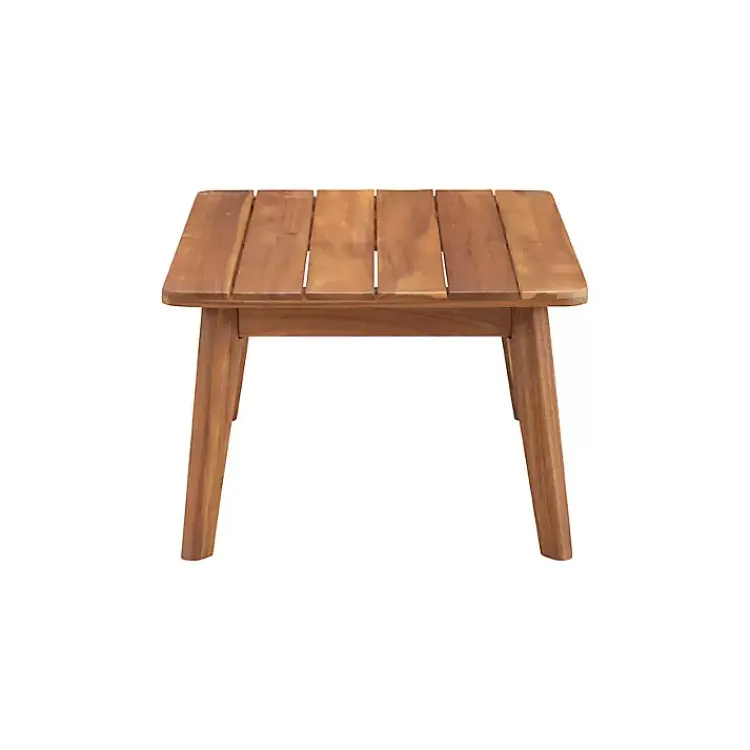 Outdoor Sets-Kirklands Home 4-pc. Acacia Wood Outdoor Living Set Blue