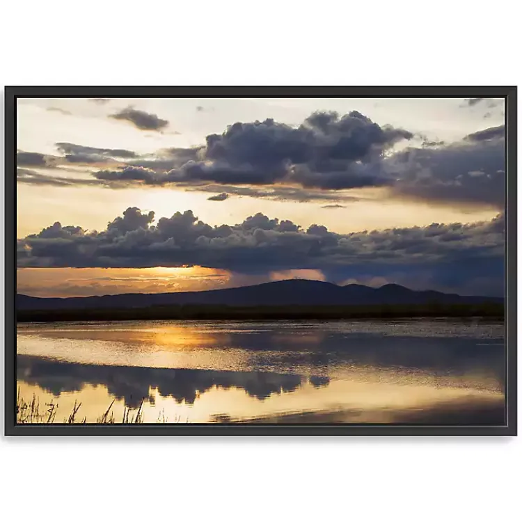 Framed Art-Kirklands Home Twilight Symphony Framed Giclee Canvas Art Print
