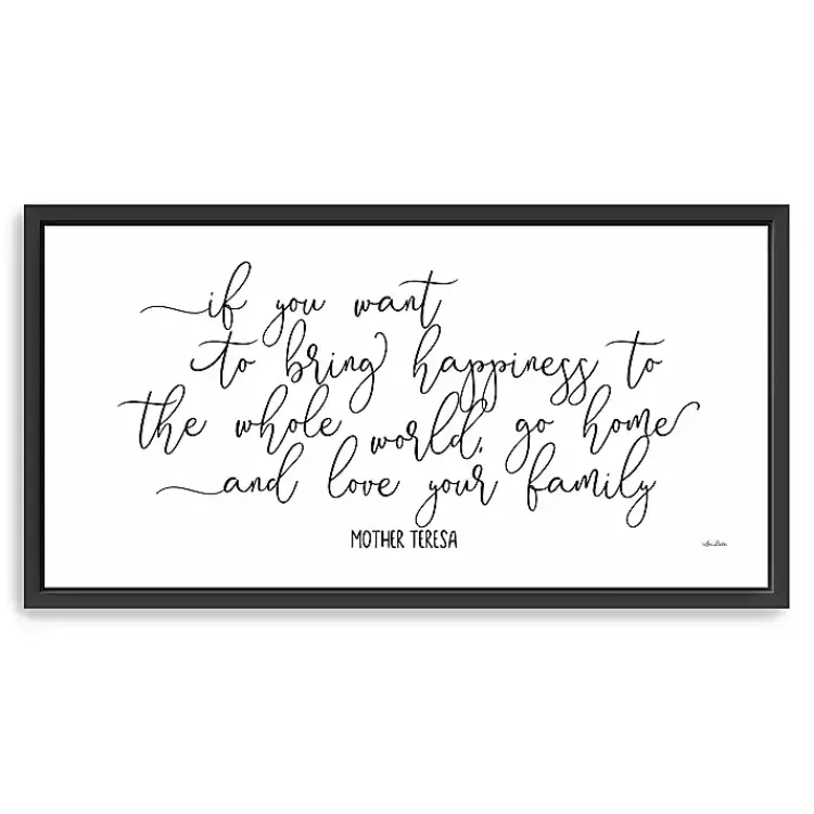 Wall Quotes & Signs-Kirklands Home Love Your Family Framed Giclee Canvas Art Print