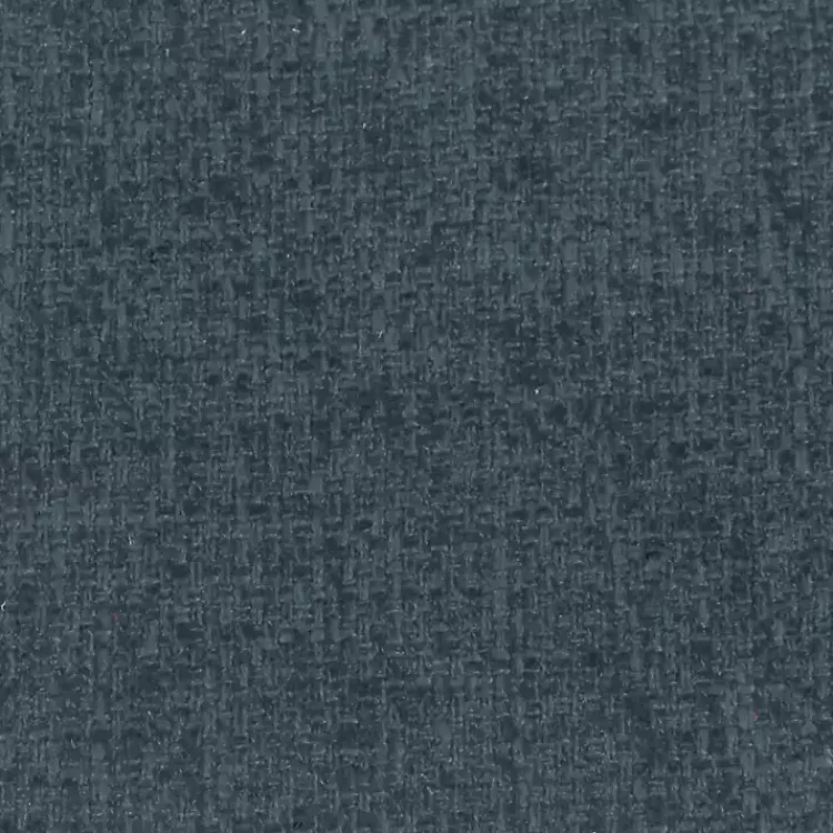 Benches & Ottomans-Kirklands Home Navy Upholstered Round Storage Ottoman Blue