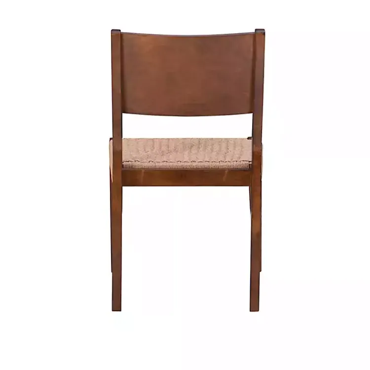 Dining Chairs-Kirklands Home Basketweave Wood Dining Chairs, Set of 2 Brown