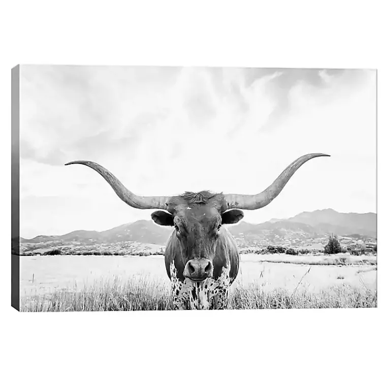 Canvas Art-Kirklands Home Longhorn Giclee Canvas Art Print