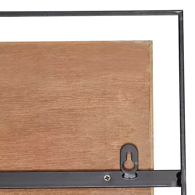 Wall Plaques-Kirklands Home Chevron Wood Wall Plaques, Set of 2 Brown