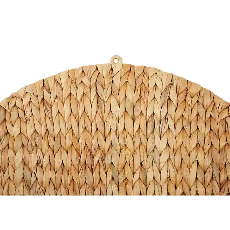 Shelves-Kirklands Home Brown Sea Grass Woven Round Wall Shelf