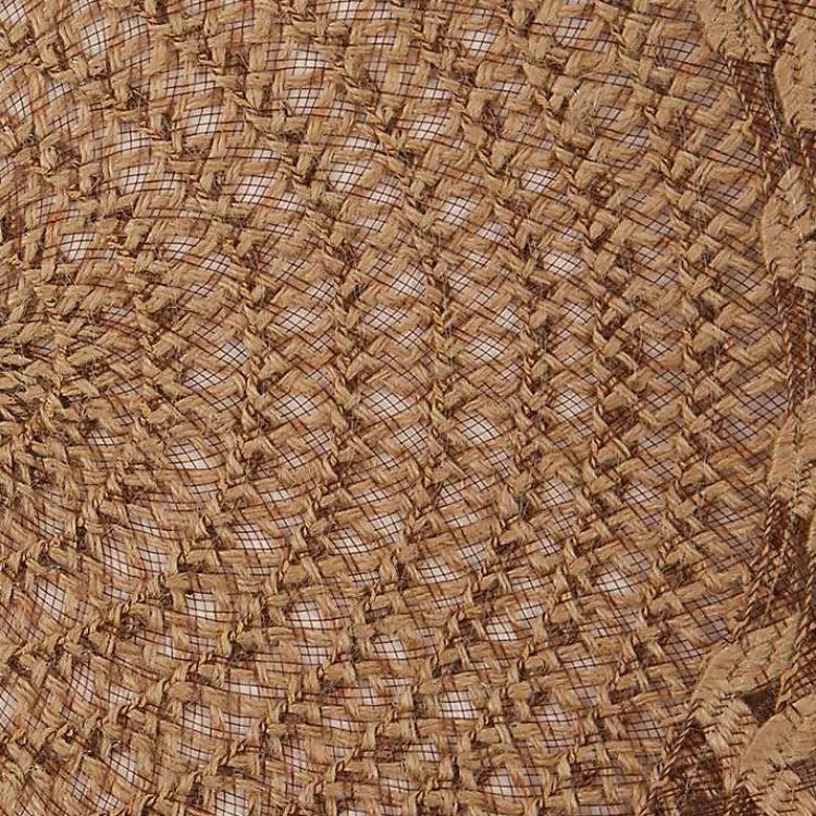 Table Linens-Kirklands Home Round Woven Lattice Placemats, Set of 6 Brown