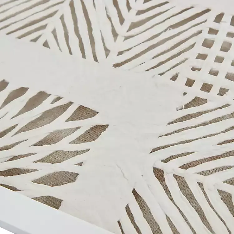 Framed Art-Kirklands Home Natural Geometric Rice Paper Framed Art, Set of 2 Tan