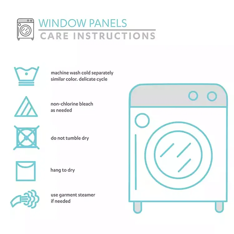 Curtains & Drapes-Kirklands Home Yellow and Gray Stripe Curtain Panel Set, 95 in.