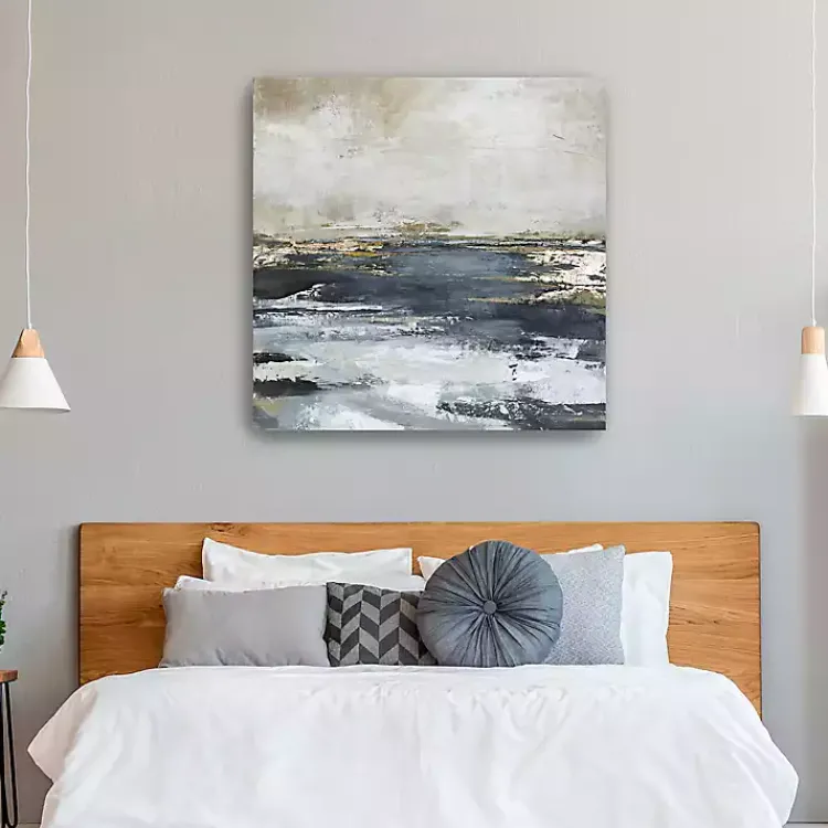 Canvas Art-Kirklands Home Blue Bay Giclee Canvas Art Print, 40x40 in.