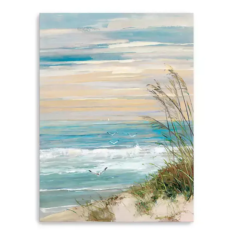 Canvas Art-Kirklands Home Beach at Dusk Canvas Art Print, 30x40 in.