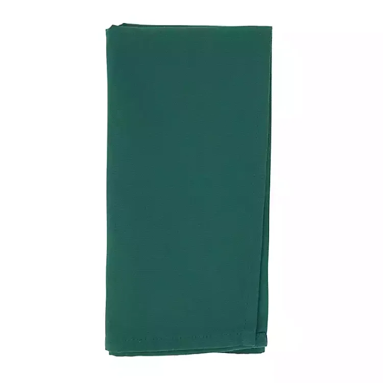 Table Linens-Kirklands Home Everyday Polyester Cloth Napkins, Set of 12 Green